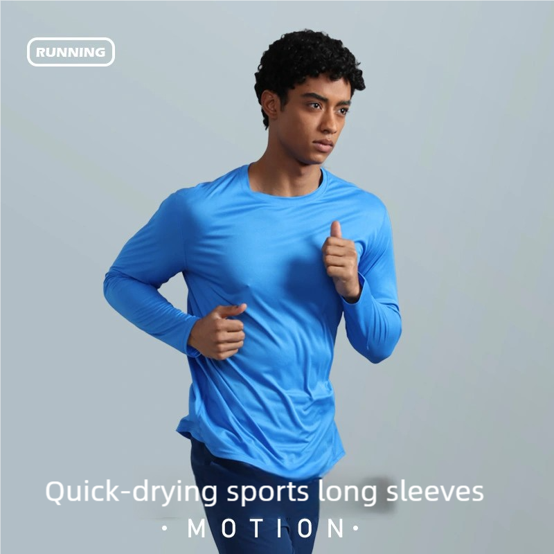 Running Gear Long Sleeve - Summer Ice Silk Long Sleeve T-Shirt