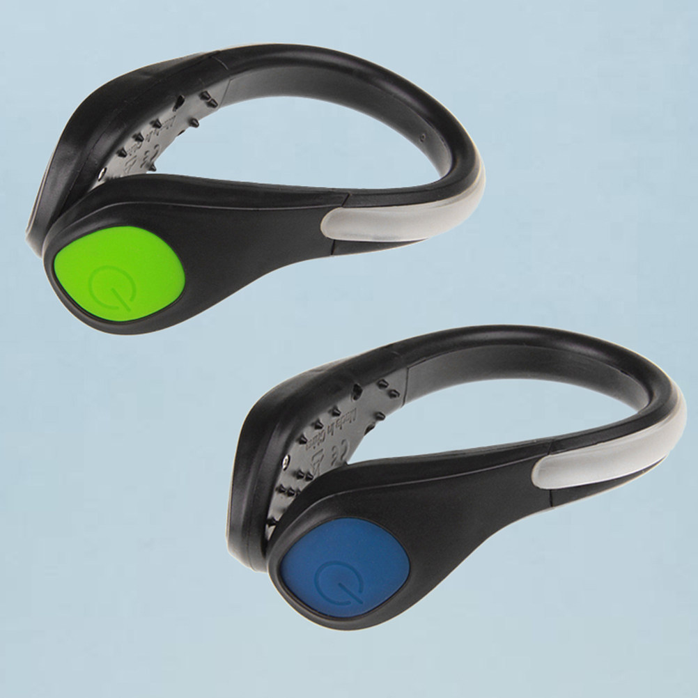 Running Visibility Gear - 2Pcs LED Flash Shoe Light Clips