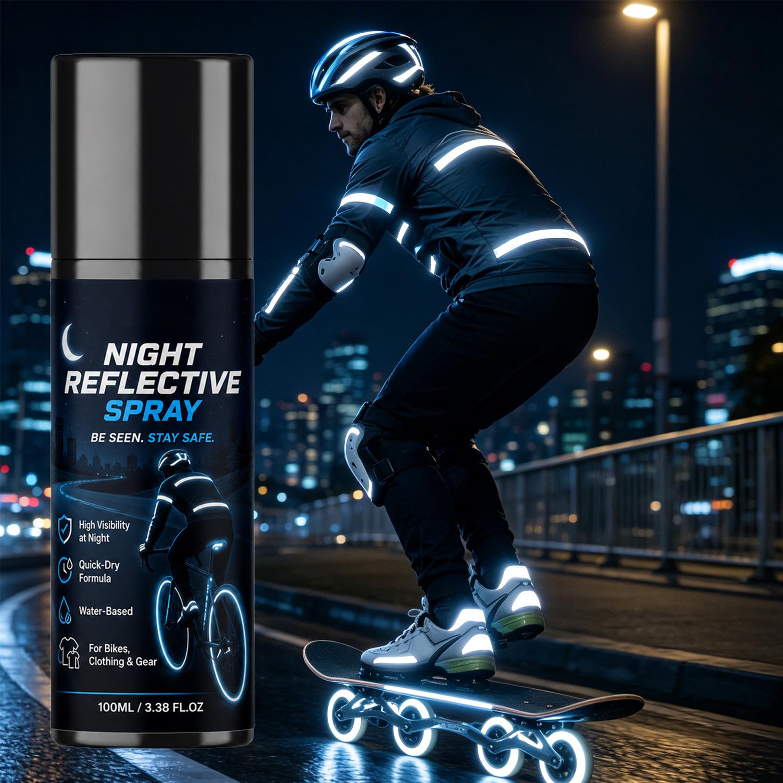 100ml Night Reflective Spray,  - огляд і ціна Running Visibility Gear