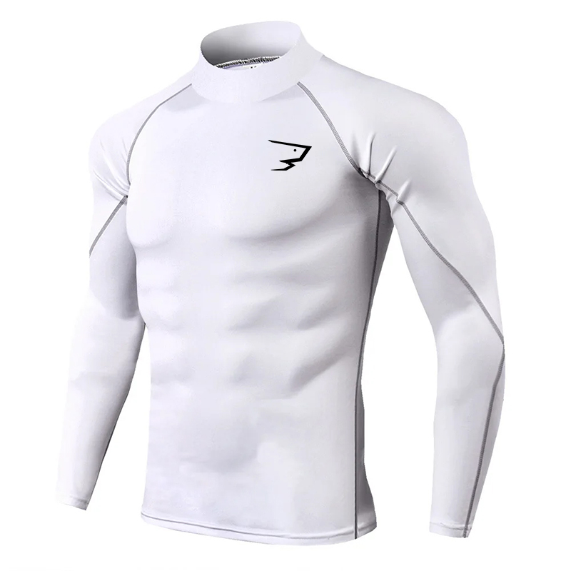 Men Sport T-shirt Quick Dry Bo - огляд і ціна Running Gear Long Sleeve