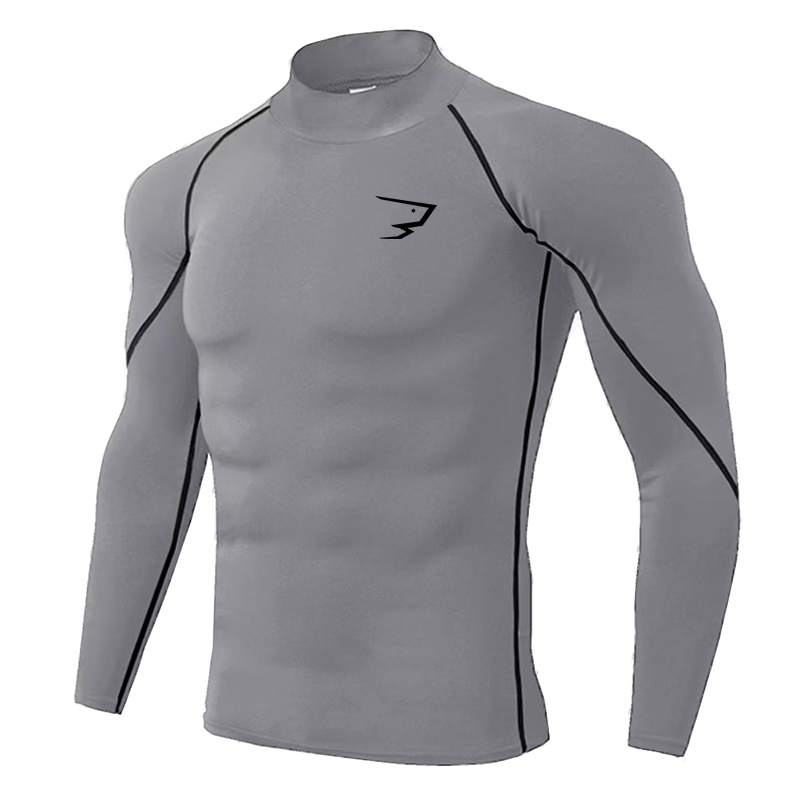 Men Sport T-shirt Quick Dry Bo - огляд і ціна Running Gear Long Sleeve