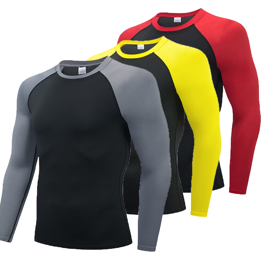 Compression T Shirt Men Long S - огляд і ціна Running Gear Long Sleeve