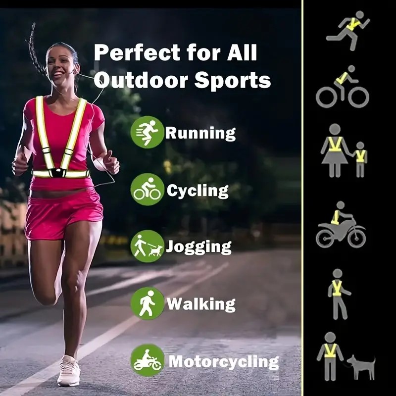Reflective Vest Running Gear,  - огляд і ціна Running Visibility Gear