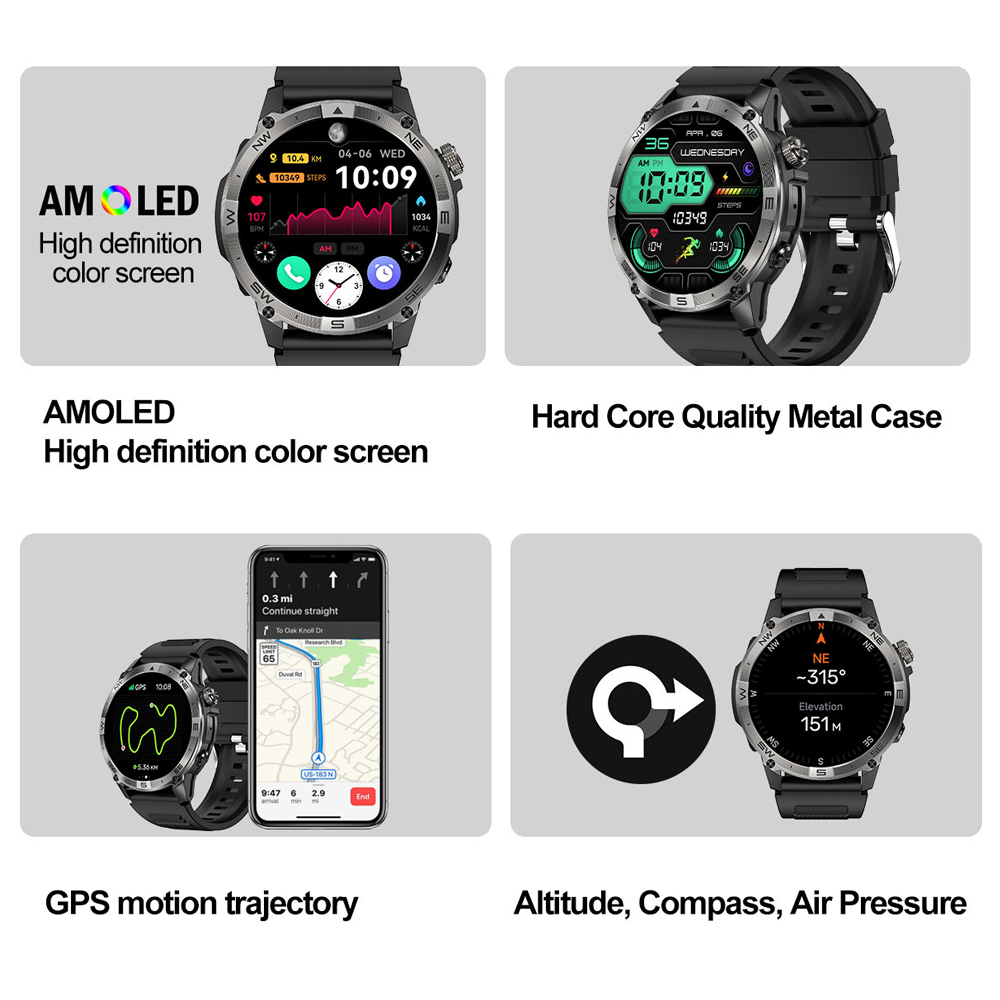 NORTH EDGE GPS Sports Smart Wa - огляд і ціна Gps Running Watch