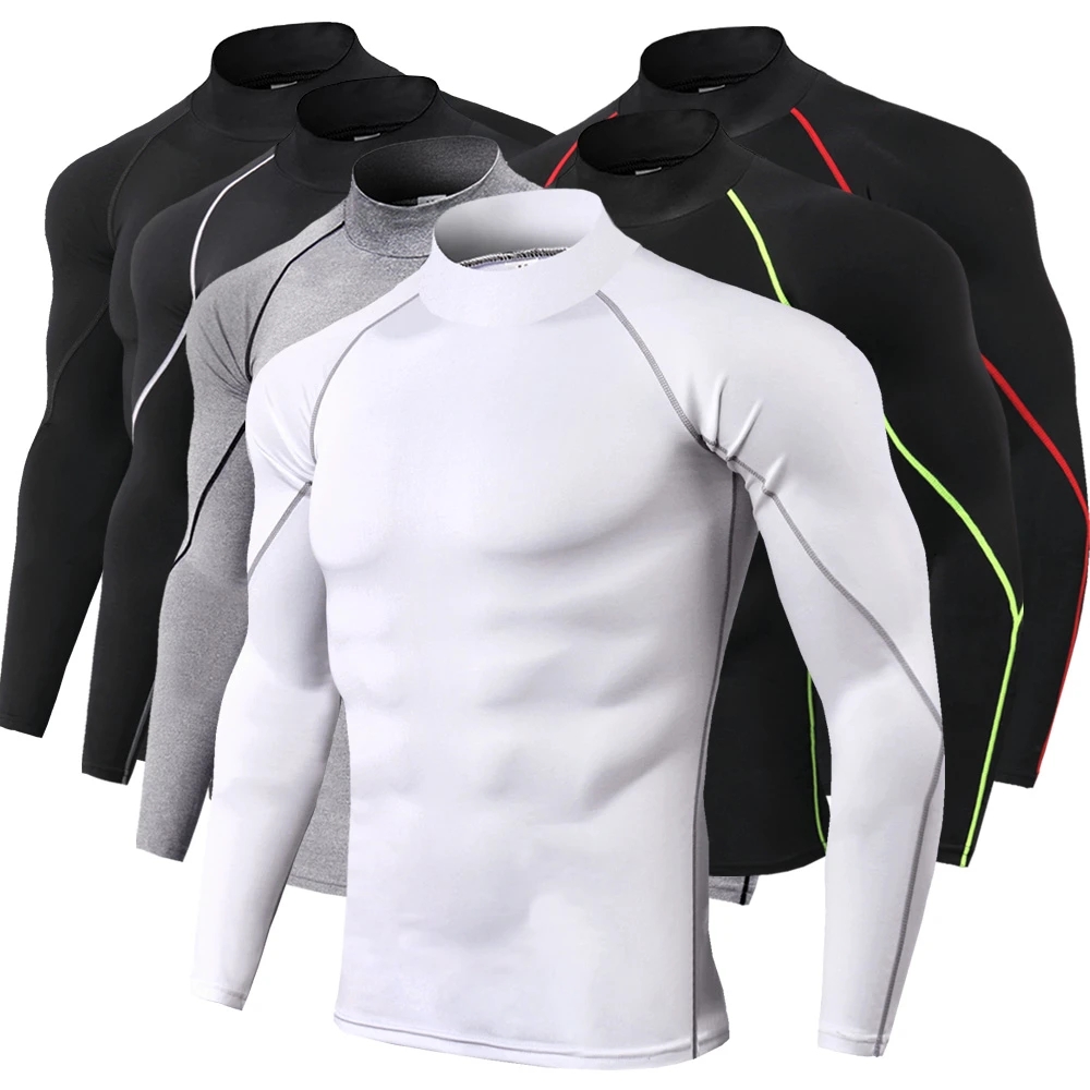 Men Bodybuilding Sport T-shirt - огляд і ціна Running Gear Long Sleeve
