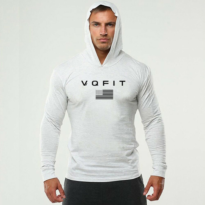 Mens Hooded Running T-shirts A - огляд і ціна Running Gear Long Sleeve