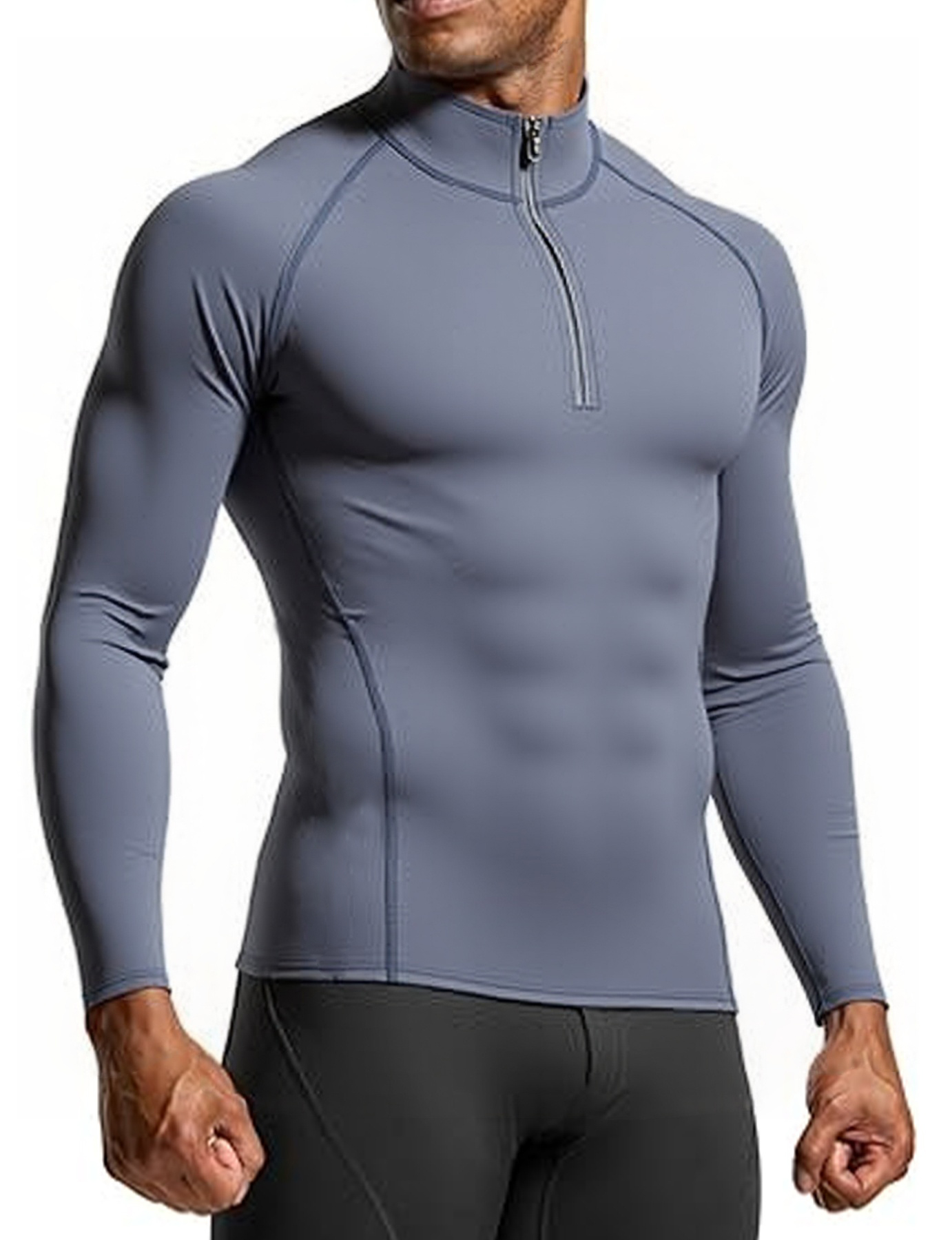 Men Bodybuilding Sport T-shirt - огляд і ціна Running Gear Long Sleeve
